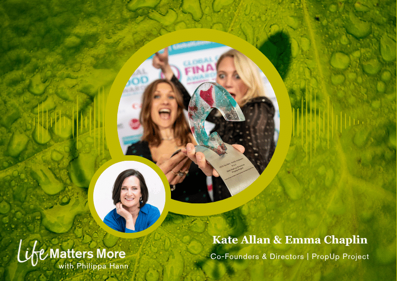 Kate & Emma with their Global Good Award